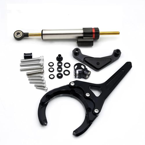 YZCSYBBF Für Suzuki GSX-S1000 GSX-S1000F 2016-2024 Motorrad Lenkung Dämpfer Stabilisator Halterung Kit Stoßdämpfer(Damper n Bracket B6) von YZCSYBBF