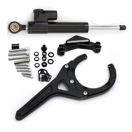 YZCSYBBF Für Suzuki GSX-S1000 GSX-S1000F 2016-2024 Motorrad Lenkung Dämpfer Stabilisator Halterung Kit Stoßdämpfer(Damper n Bracket C7) von YZCSYBBF