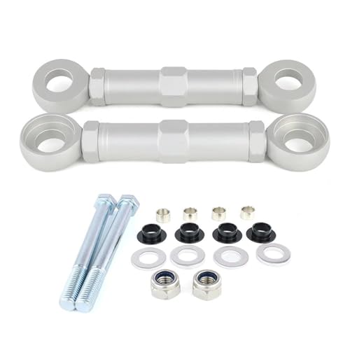 YZCSYBBF Für Suzuki V-Strom DL1000 2002-2012 V-Strom DL650 2004-2024 Motorrad Tieferlegungssatz(Silver2) von YZCSYBBF