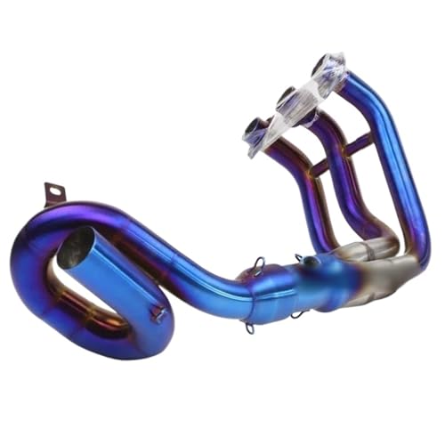 YZCSYBBF MT09 MT 09 2013-2020 Motorrad Auspuff System Schalldämpfer Vorderrohr Fahrradauspuff(B2) von YZCSYBBF