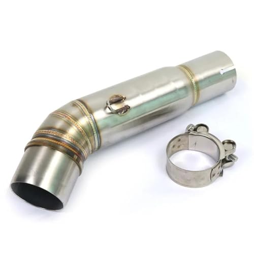 YZCSYBBF Motorrad Auspuff Mittleren Link Rohr CB600F Hornet 600 CBR600F 2007-2013 Fahrradauspuff(B2) von YZCSYBBF
