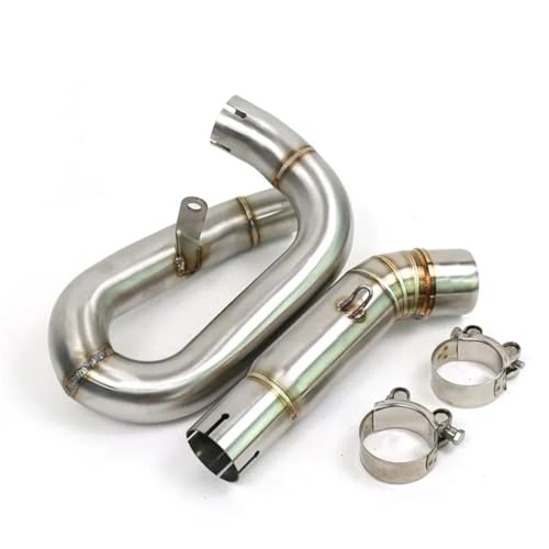 YZCSYBBF Motorrad Auspuff Mittleren Link Rohr CB600F Hornet 600 CBR600F 2007-2013 Fahrradauspuff(C3) von YZCSYBBF