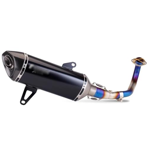 YZCSYBBF Motorrad Auspuff Schalldämpfer XMAX300 250 Xmax 300 X MAX250 2017-2022 Fahrradauspuff(Type-B2) von YZCSYBBF