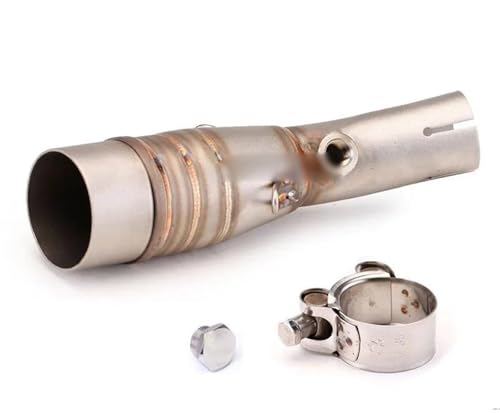 YZCSYBBF Motorrad Auspuff System Mid Link Rohr Schalldämpfer 51mm XMAX250 XMAX300 2017-2023 Fahrradauspuff von YZCSYBBF