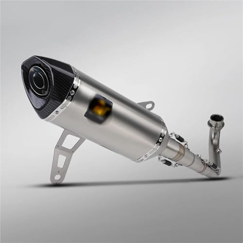 YZCSYBBF Motorrad Auspuff System Volle Abschnitt Schalldämpfer Für ZONTES 368G E Fahrradauspuff(Type A2) von YZCSYBBF