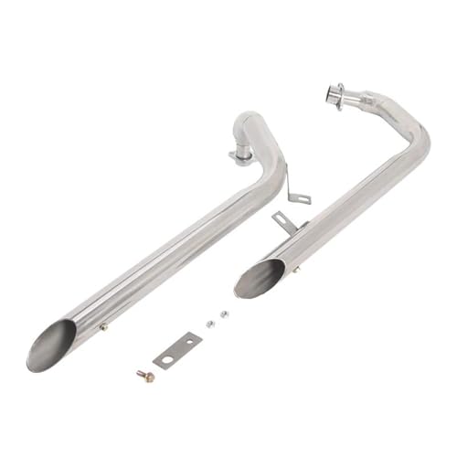 YZCSYBBF Motorrad Auspuffanlage Vorderrohr Xv 535 Virago 535 1987-2004 XV400 Virago 400 1991-2004 Fahrradauspuff(Type A1) von YZCSYBBF