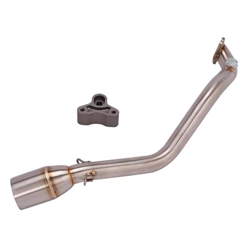 YZCSYBBF Motorrad Auspuffanlagen Schalldämpfer Vorne Mitte Link Rohr Für KYMCO Racing S125 S150 S 125 150 Fahrradauspuff(B1) von YZCSYBBF