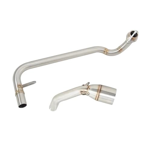 YZCSYBBF Motorrad Auspuffanlagen Vorne Mitte Link Pipe MSX125 MSX125 SF GROM125 GROM125 SF 2021-2023 Fahrradauspuff(Type C3) von YZCSYBBF
