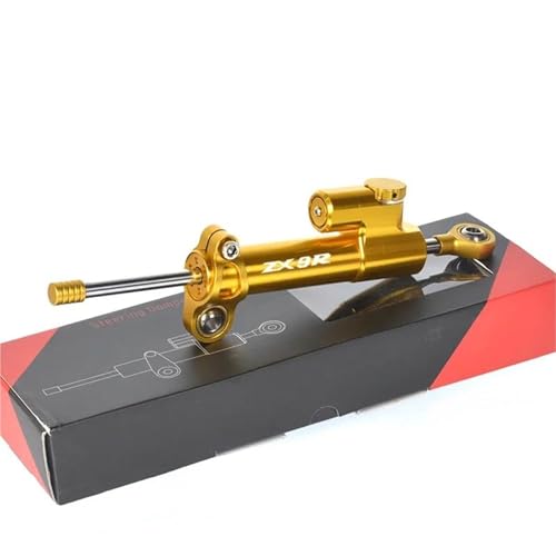 YZCSYBBF Motorrad Einstellbare Lenkung Stabilisieren Dämpfer Für Kawasaki ZX9R ZX-9R ZX9 R 1994-2021 Stoßdämpfer(Gold10) von YZCSYBBF