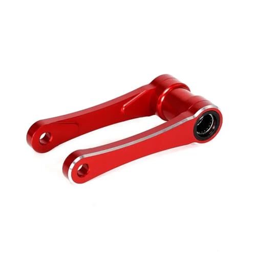 YZCSYBBF Motorrad Hinten Suspension Tieferlegung Link CRF250X CRF250R CRF450X CRF450R 2002-2008(Red3) von YZCSYBBF