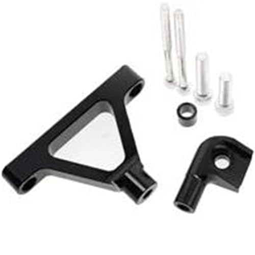 YZCSYBBF Motorrad Lenkungsdämpfer Halterung Kit Für Kawasaki Für Ninja ZX6R 2007 2008 ZX10R 2004 2005 Stoßdämpfer(Black1) von YZCSYBBF