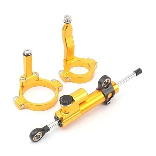 YZCSYBBF Motorrad Lenkungsdämpfer Montagehalterung Für Kawasaki ZX-4R 2023 ZX-4RR 2023 Stoßdämpfer(Orange11) von YZCSYBBF