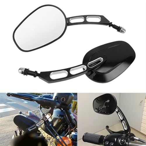YZCSYBBF Motorrad Rückspiegel Rückansicht Spiegel Glas Rückseite Spiegel Rechts Links Für Harley 883 1200 48 von YZCSYBBF