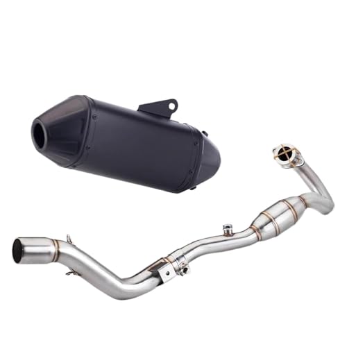YZCSYBBF Motorrad Schalldämpfer Auspuffrohr Crf300 Crf300l Rally Crf250L Crf250 Rally 2012-2021 Fahrradauspuff(Type-B CRF3002) von YZCSYBBF