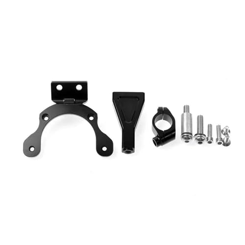 YZCSYBBF Motorrad Stabilisator Lenkung Dämpfer Halterung Kit Für Kawasaki Z 900 Z900 2021 2022 2023 Stoßdämpfer(Black stand3) von YZCSYBBF
