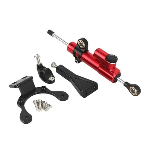 YZCSYBBF Motorrad Stabilisator Lenkung Dämpfer Halterung Kit Für Kawasaki Z 900 Z900 2021 2022 2023 Stoßdämpfer(Red set7) von YZCSYBBF