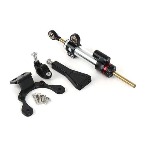 YZCSYBBF Motorrad Stabilisator Lenkung Dämpfer Halterung Kit Für Kawasaki Z 900 Z900 2021 2022 2023 Stoßdämpfer(Silver set8) von YZCSYBBF