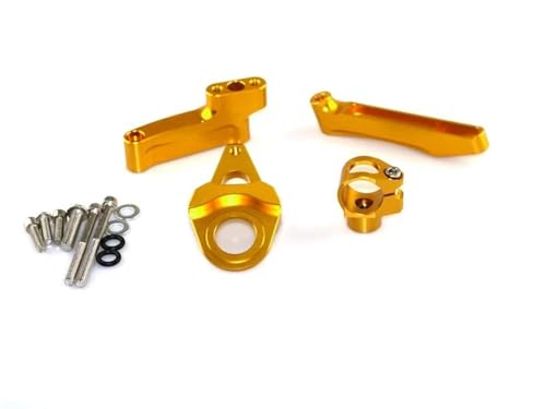 YZCSYBBF Motorrad Stabilisator Lenkung Dämpfer Halterung Kit Für Suzuki GSXR1300 Hayabusa 1998-2016 Stoßdämpfer(Bracket Black1) von YZCSYBBF