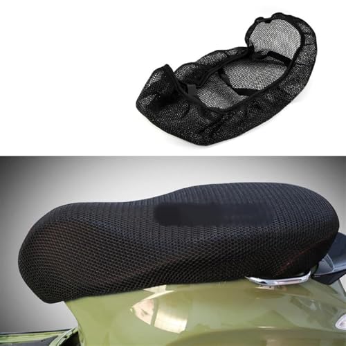YZCSYBBF Motorradzubehör Für Vespa Primavera Sprint GTS GTV LX 50 125 150, Atmungsaktiv, Wasserdicht, Wabennetz-Sitzkissenbezug Sitzschoner von YZCSYBBF