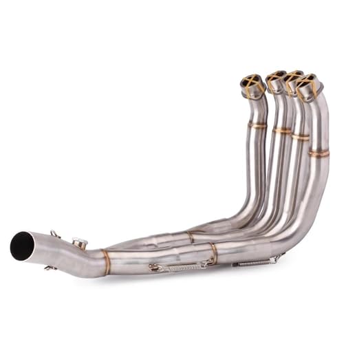 YZCSYBBF R6 2006-2016 Motorrad Auspuff System Muffler Vorderrohr 51MM Fahrradauspuff(Type B2) von YZCSYBBF