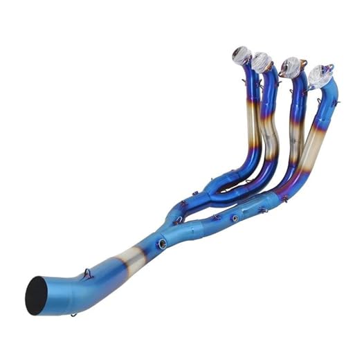 YZCSYBBF S1000RR 2010-2018 S1000R 2015-2018 Motorrad Auspuffanlage Vorderes Verbindungsrohr Fahrradauspuff(Type B2) von YZCSYBBF