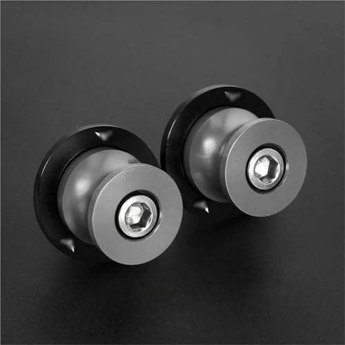 YZCSYBBF Schwingen-Schiebespulen 6MM Motorrad Schwinge Stand Schraube Schwinge Spulen Sliders FÜR MT01 MT03 MT07 MT09 MT10 MT15 MT25 MT125(Titanium12) von YZCSYBBF
