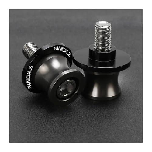 YZCSYBBF Schwingen-Schiebespulen 8MM Motorrad Schwinge Spulen Slider Stand Schrauben FÜR Ducati 1199 1299 899 959 Panigale S SR V4 2012-2025(B Titanium M8) von YZCSYBBF