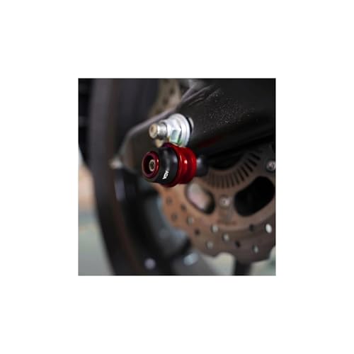 YZCSYBBF Schwingen-Schiebespulen Für Ducati Multistrada 1200 Enduro 950 950S V4S 2016-2023 Motorrad 8MM Schwinge Spulen Stand Schrauben(Schwarz) von YZCSYBBF