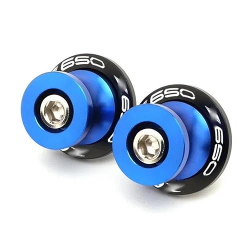 YZCSYBBF Schwingen-Schiebespulen Für Kawasaki Z650 Z750 Z900 Z1000 Schwinge Spulen Sliders Stand Schrauben CNC Zubehör M8 Schrauben Motorrad(Z650 Blue) von YZCSYBBF