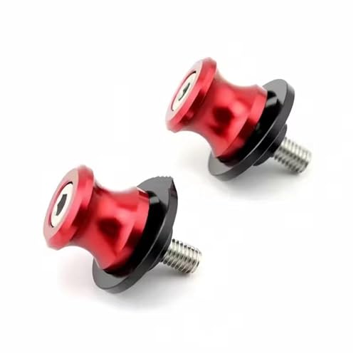 YZCSYBBF Schwingen-Schiebespulen Für Kawasaki ZX6R ZX-6R ZX 6R Zx 6 R 636 2011-2024 Schwinge Spulen Slider Stand Schrauben Schrauben 8MM Motorrad(Red13) von YZCSYBBF