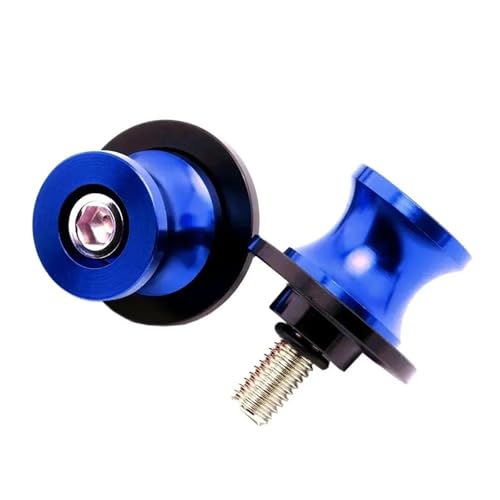 YZCSYBBF Schwingen-Schiebespulen Für MT09 MT-09 MT 09 FZ 09 SP 2017-2022 Schwingenspulen Hinterständer Motorradständer Schraube Schwingenspulen Slider(Blue) von YZCSYBBF