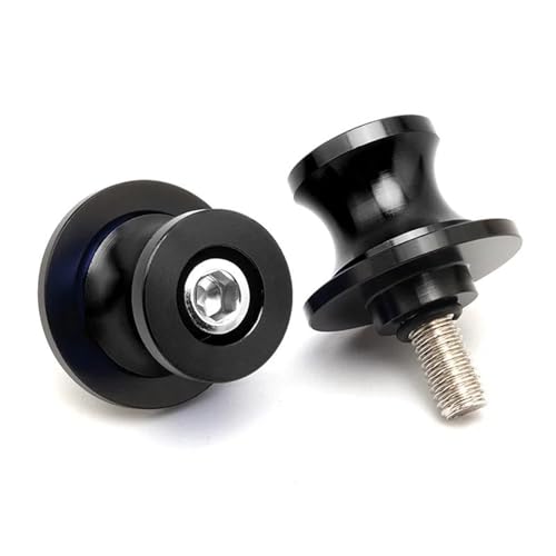 YZCSYBBF Schwingen-Schiebespulen Für MT10 MT-10 2016-2021 MT10 SP 2022 2023 2024 Motorrad Schwinge Spulen CNC 6mm Slider Stand Schrauben(Black9) von YZCSYBBF
