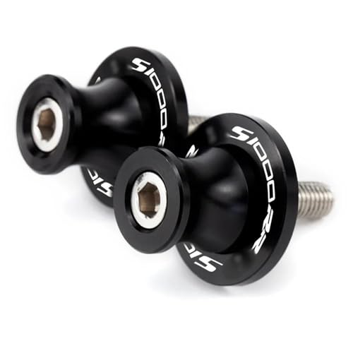 YZCSYBBF Schwingen-Schiebespulen Für S1000RR S 1000 RR S 1000RR -2011 2012-2014 2015-2018 2019 M8 Motorrad Schwinge Spulen Slider Stand Schraube(Schwarz) von YZCSYBBF