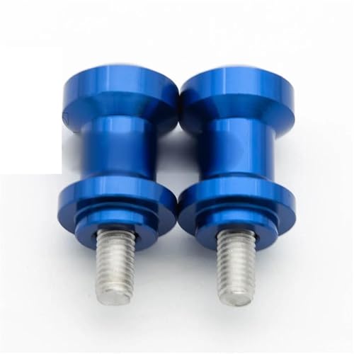 YZCSYBBF Schwingen-Schiebespulen Für Suzuki GSX-S1000GT GSX-S GSX S 1000 GT S1000 S100GT GSXS1000GT 2022-2024 Schwinge Schwinge Spool Schraube Bolzen(Blue) von YZCSYBBF