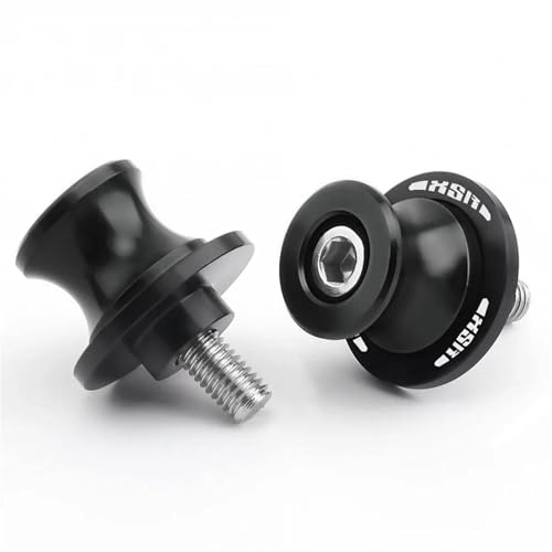 YZCSYBBF Schwingen-Schiebespulen Für XSR700 XSR900 XSR155 XSR 700 900 2020-2025 Motorrad Schwinge Spool Slider Stand Schraube 6MM(XSR Black) von YZCSYBBF