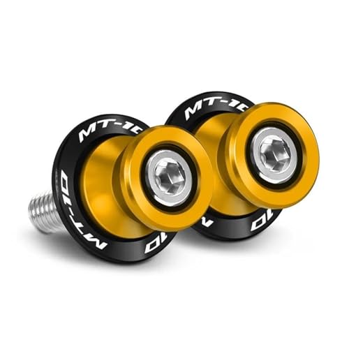 YZCSYBBF Schwingen-Schiebespulen Hinterer Armständerschraubenschutz Motorradschwingenspulenschieber Für MT-07 FZ07 14-25 MT-09 SP 15-25 MT-10 16-25(MT-10 Gold15) von YZCSYBBF