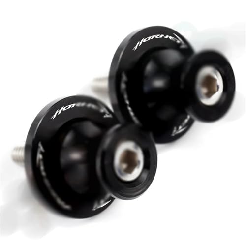 YZCSYBBF Schwingen-Schiebespulen Motorrad CNC Aluminium Schwinge Spulen Hinten Stand Schrauben Sliders Für CB750 CB 750 Hornet 2023(Schwarz) von YZCSYBBF
