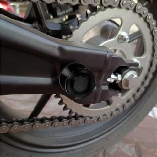 YZCSYBBF Schwingen-Schiebespulen Motorrad M8 Schwinge Spool Slider Stand Schraube Swing Arm Spulen Für M1000RR M1000 RR M 1000RR(M1000RR Black) von YZCSYBBF