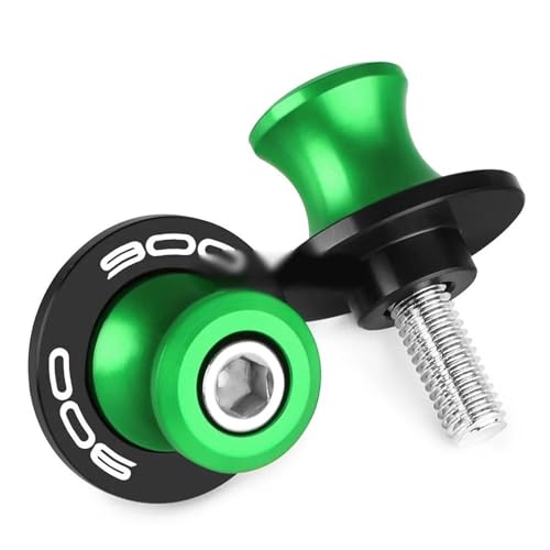 YZCSYBBF Schwingen-Schiebespulen Motorrad Schwinge Slider Spulen Schrauben 8MM Für Kawasaki Z900 2017 2018 2019 2020 2021 2022 2023 2024 2025(Green) von YZCSYBBF