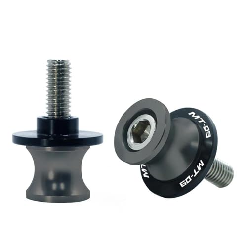 YZCSYBBF Schwingen-Schiebespulen Motorrad Schwinge Sliders Spulen Ständer Schraube Paddock Für MT09 FZ09 FJ-09 MT-09 Für Tracer MT 09 Alle Jahre(Titanium M6) von YZCSYBBF