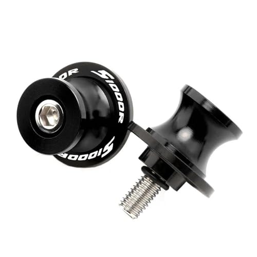 YZCSYBBF Schwingen-Schiebespulen Motorrad Schwinge Spulen Slider Stand Schraube 8mm Für S1000R S1000RR 2009-2023 2022 2021 2020(S1000R Black) von YZCSYBBF
