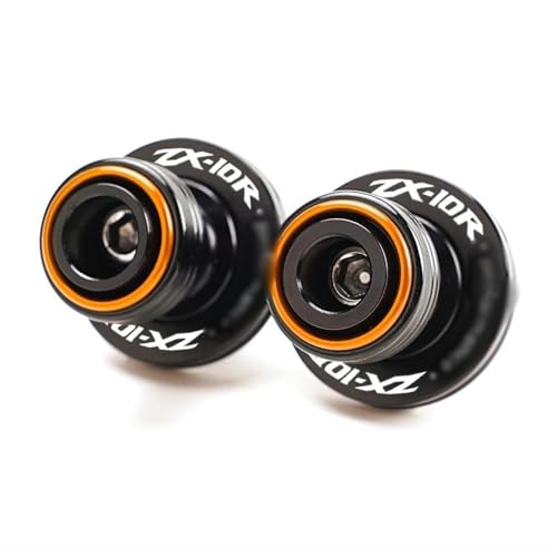 YZCSYBBF Schwingen-Schiebespulen Motorrad Schwinge Spulen Slider Stand Spulen Für Kawasaki ZX6R ZX 636 ZX636 ZX 6R ZX10R ZX 10R(M10-Orange-ZX10R) von YZCSYBBF