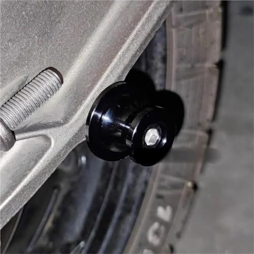 YZCSYBBF Schwingen-Schiebespulen Motorrad Schwinge Spulen Wartung Stand Schrauben CNC Zubehör Für Für Aprilia RS 660 2021 2022 2023 2024(Silber) von YZCSYBBF