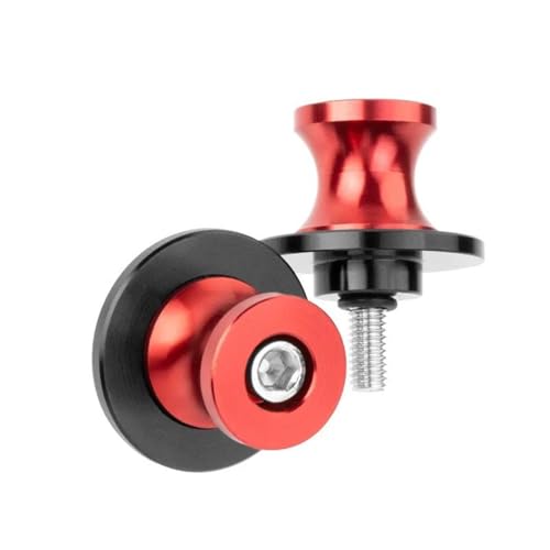 YZCSYBBF Schwingen-Schiebespulen Motorrad Schwingenständer Schraube Schwingenspulen Schieber M8 Für CBR CBR 600RR CBR 1000rr CBR 954RR 900RR Cbr250r 2004-2024(Red9) von YZCSYBBF