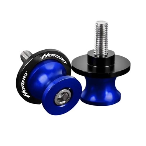 YZCSYBBF Schwingen-Schiebespulen Schwinge Spulen Motorrad 8MM Stand Schrauben Sliders Für CB 1000 CB1000 Hornet 1000 SP 2024 2025 CBR 1000RR(Blue Hornet2) von YZCSYBBF