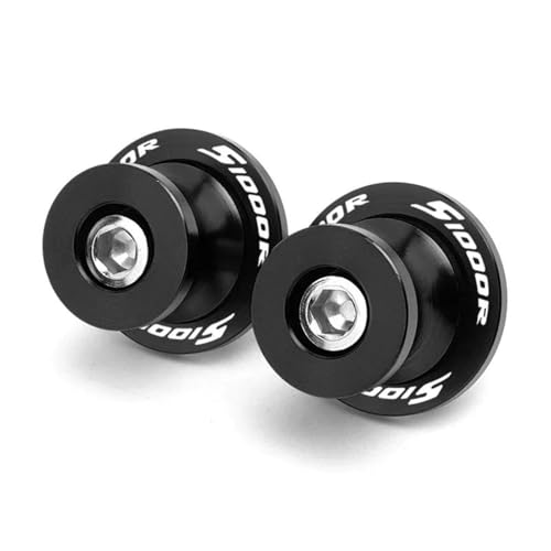 YZCSYBBF Schwingen-Schiebespulen Schwinge Spulen Sliders Stand Schrauben Motorrad M8 Schrauben Für S1000R S1000RR 2009-2023 S1000XR 2014-2020(S1000R Black3) von YZCSYBBF