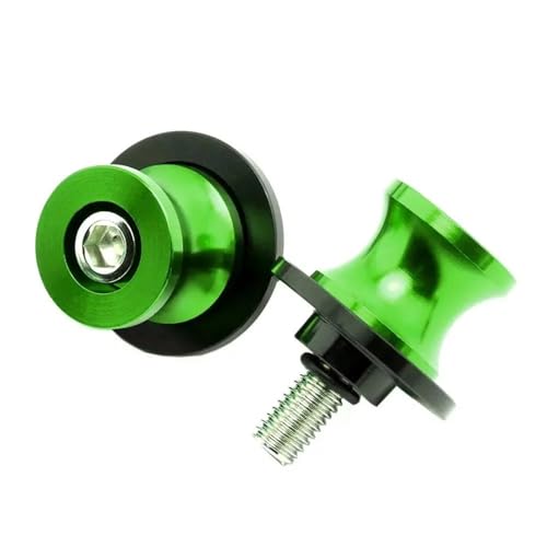 YZCSYBBF Schwingen-Schiebespulen Schwingenspulen Hinterer Ständer Motorradständerschraube Schwingenspulenschieber Für MT09 MT-09 MT 09 FZ 09 SP 2017-2022(Green) von YZCSYBBF
