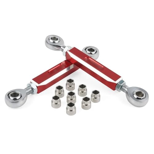 YZCSYBBF Vorne Hinten Stabilisator Link Für Polaris RZR XP Turbo 4 19-20 XP 1000 RZR XP 4 1000 17-23(Red rear9) von YZCSYBBF