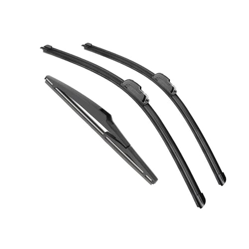YZCSYBBF Vorne Hinten Wischer Klingen Pinsel Cutter Zubehör J Haken Für Jeep Für Kompass MK2 MP/552 2016 2017 2018 2019 2020 Scheibenwischerblätter von YZCSYBBF