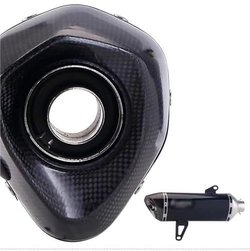 YZCSYBBF XMAX300 250 Xmax 300 X MAX250 2017-2022 Motorrad Auspuffrohr Schalldämpfer Fahrradauspuff(Type-A1) von YZCSYBBF